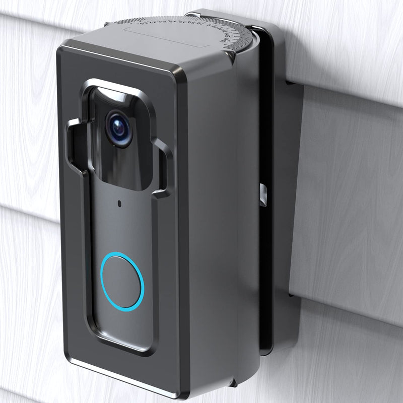 Vinyl Siding Mount Compatible with Blink Doorbell, ajustable Angle 30-140 degree (4" Standard Vinyl Siding Only) for Blink Doorbell Camera 1st Gen 2022(Not for 2nd Gen 2025) Black