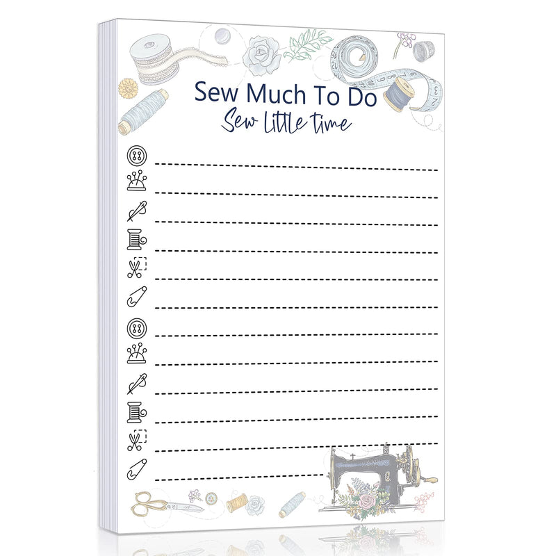 Tinlade 150 Sheets Sewing to Do List Notepad Sewers Seamstress Sewers and Quilters Gifts Checklist Quilting Handy to Do List Pad Sewing Lovers Daily Checklist Gift for Women Supplies 4. 1 x 5. 7 Inch