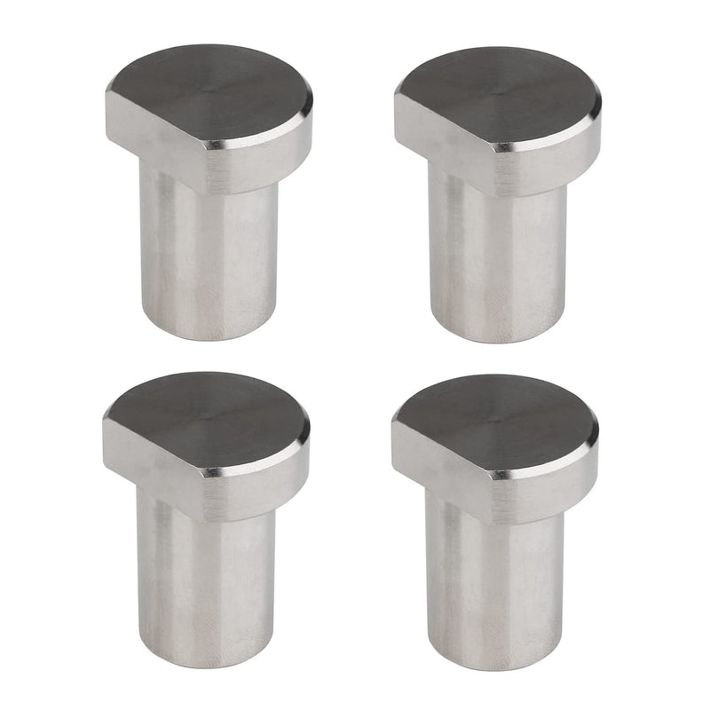 Bench Dog Bench Hooks 20 mm Aluminium Alloy Pack of 4 | for t-track, woodworking table workbench tool planer bench accessories for 20mm dog hole silver