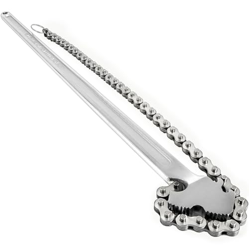 VEVOR 24 Inch Pipe Chain Wrench Heavy Duty 6.7 Inch Chain Wrench 24" Chain Wrench