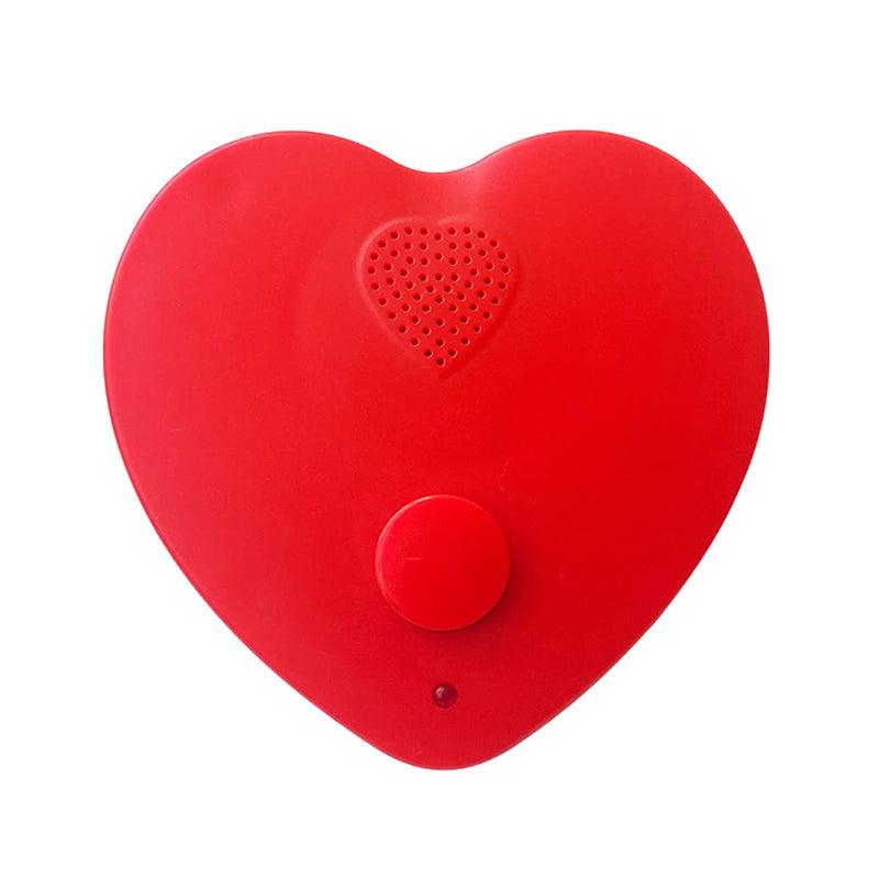 5min Voice Recorder for Stuffed Animal,Personal Voice Message Recordable Sound Recorder Chips Module for Christmas Plush Toy and Manual DIY Creative Sound Presents for Boyfriend(Red)