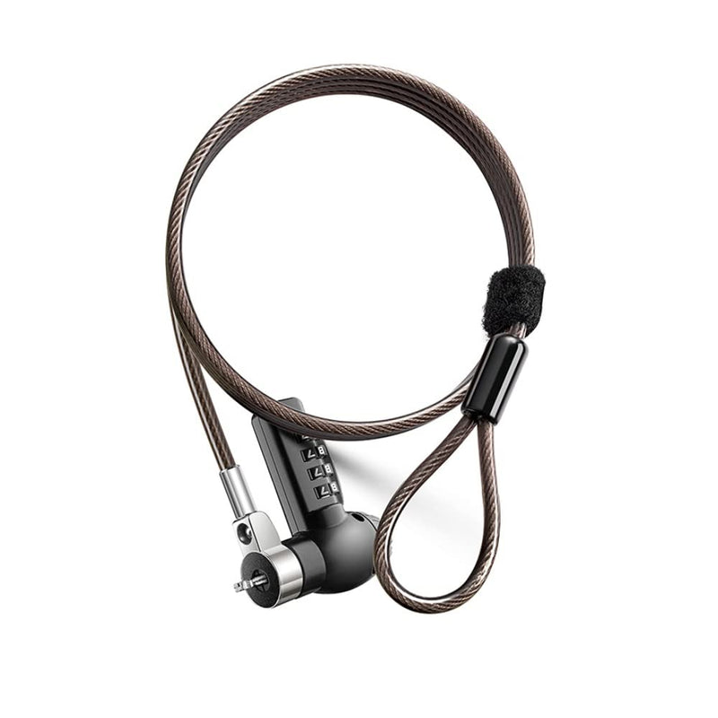 Laptop Lock Universal Laptop Cable Lock Combination Computer Lock Compatible with HP Samsung DELL Slot