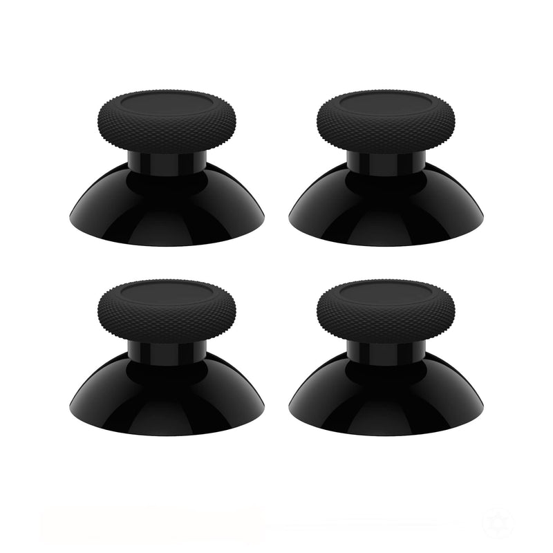 eXtremeRate Replacement Controller Joystick for Xbox One - 4 PCS Original Black Thumbsticks Analog Thumb Sticks Parts for Xbox Series X/S, Xbox One S/X, Elite Controller with Repair Kit Screwdriver Black (2 Pairs)