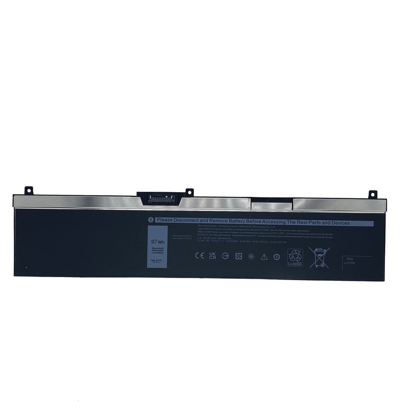 NBULBL NYFJH 11.4V 97Wh Laptop Battery Replacement for Dell Precision 7530 7730 7540 7740 Series Laptop P34E P34E001 P34E002 P74F P74F001 P74F002 5TF10 0WMRC GW0K9 0NYFJH