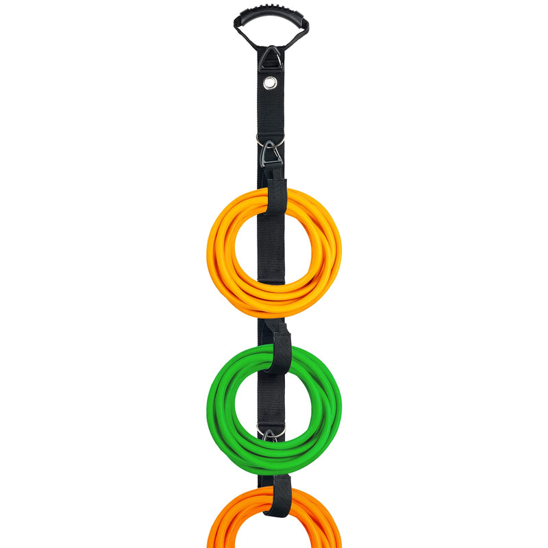 Extension Cord Organizer Storage System,Heavy Duty Extension Cord Management with Multiple Cord Holders for Vertical Space,Flexible DIY Garage Garden Storage Organizer for Cable,Hose,Rope 1 Pack System