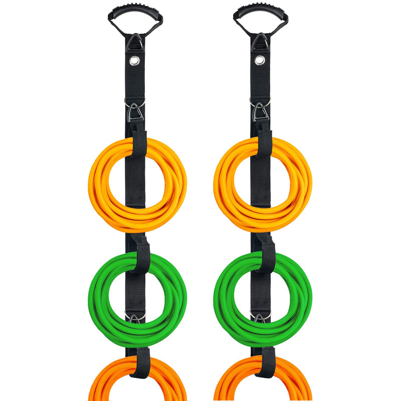 Extension Cord Organizer Storage System,Heavy Duty Extension Cord Management with Multiple Cord Holders for Vertical Space,Flexible DIY Garage Garden Storage Organizer for Cable,Hose,Rope 2 Pack System