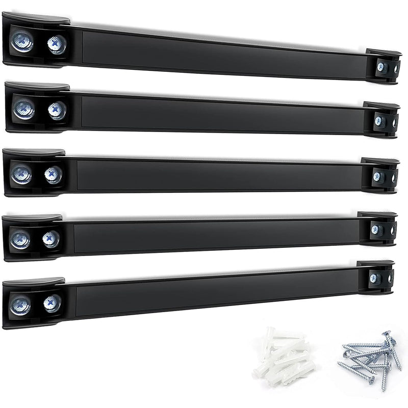 DGSL Magnetic Tool Holder Strip 5 Pack, 16 In Heavy Duty Tool Organizer Magnetic Strip, Tool Magnet Bar For Garage Tool Organization 16 In x 5