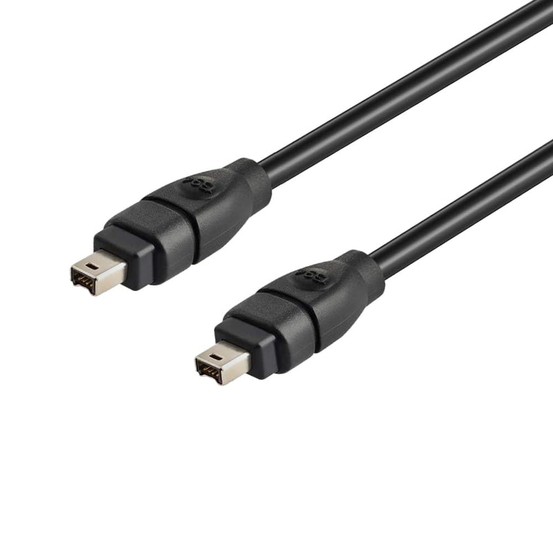 Herfair Firewire Cable IEEE 1394 4Pin to 4Pin Wire Firewire 400 Cable for DV Camera Camcorder (6ft, Firewire 400 4Pin to 4Pin) 4 Pin to 4 Pin