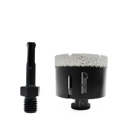 SHDIATOOL Diamond Core Drill Bits for Porcelain Ceramic Tile Marble Brick Vacuum Brazed Hole Saw