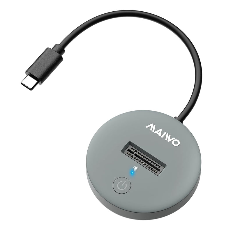MAIWO M.2 NVMe SATA SSD to USB C Adapter, USB3.2 GEN2x1 10Gbps with UASP Trim, 8TB Capacity, Tool Free M.2 Drive Docking Station NVMe+SATA