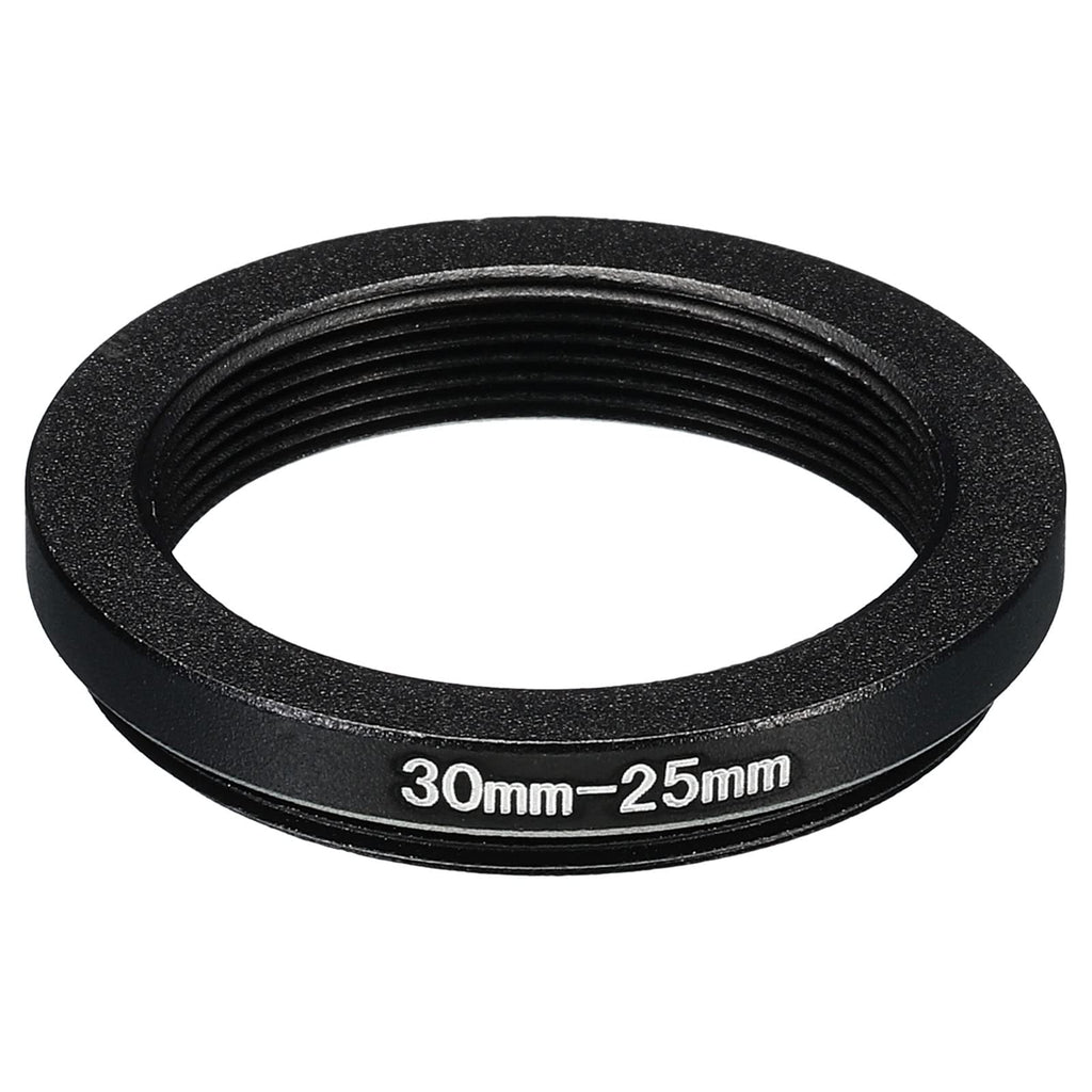 PATIKIL 30mm-25mm Metal Step Down Ring, Camera Lens Filter Adapter Ring Aluminum Filter Adapter Ring for Camera Lenses Hood, Black