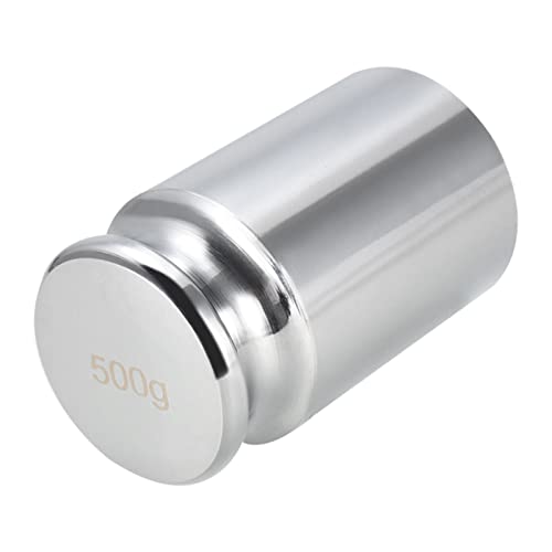 Quartzman 500 g calibration weight x 1 piece. Chrome-plated weights, M1 | Steel gram weight for digital jewelry scales and balance test