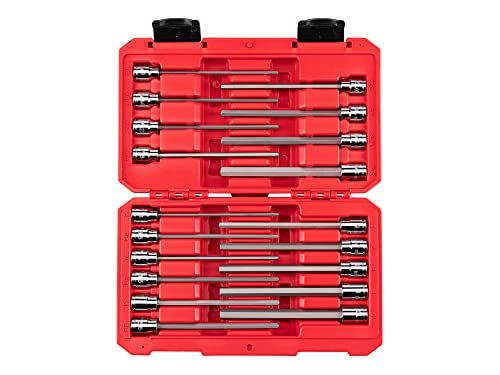 TEKTON Hex Bit Socket Set, 19-Piece | SHB91315 19-Piece (1/8-3/8 in.) Case Long