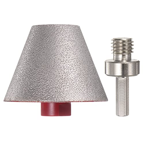 HARFINGTON Diamond Beveling Chamfer Bits 2.95" Dia 5/8-11 Thread w/Adapter