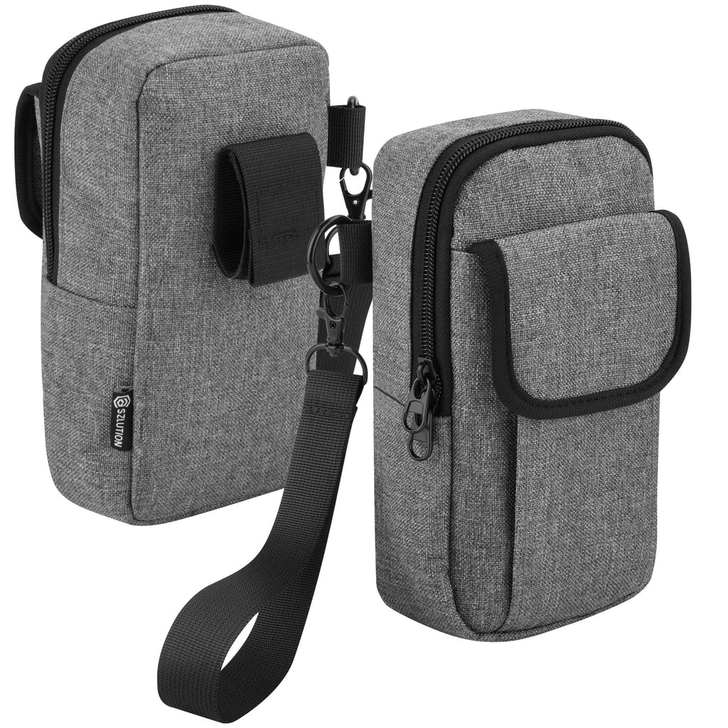 CaSZLUTION Travel Belt Case for DJI Osmo 6 / DJI OM 5 / DJI OM 4 SE, Portable Storage Bag Case with Belt keeper and Hand Strap Fits DJI Osmo Mobile 6 Smartphone Gimbal Stabilizer and Accessories