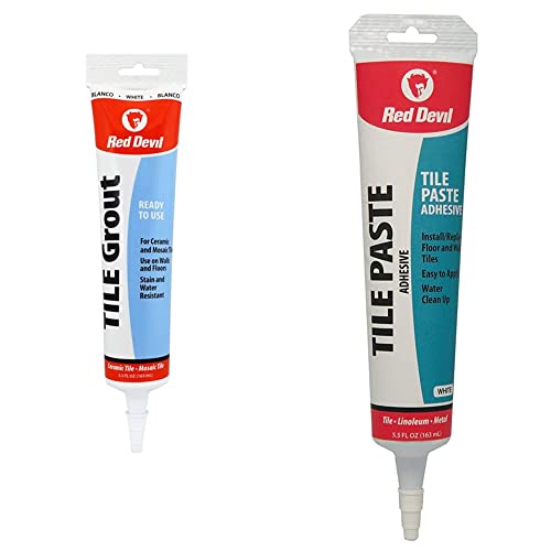 Red Devil Tile Grout and Adhesive Bundle