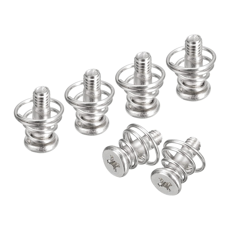 uxcell Spring Screws, 20pcs M2.5x9mm 7mm Spring OD GPU Graphics Card Back Plate Heatsink Screws Computer Fan Fixed Screws M2.5x9x7mm 20