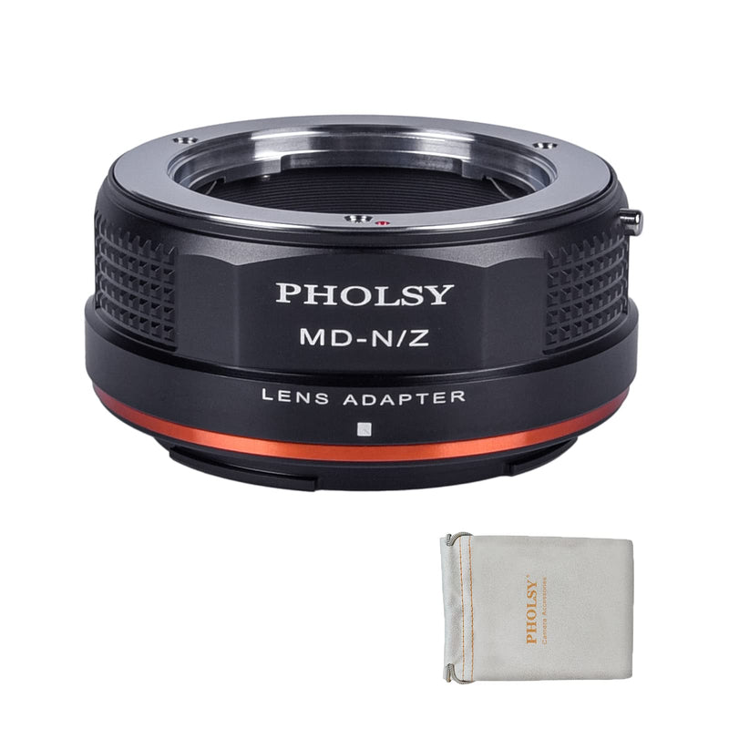 PHOLSY Lens Mount Adapter Compatible with Minolta Rokkor MD/MC/SR Lens Compatible with Minolta MD to Nikon Z Mount Camera Body Compatible with Nikon Z fc, Z30, Z9, Z8, Z6II, Z7II, Z6, Z7, Z5, Z50