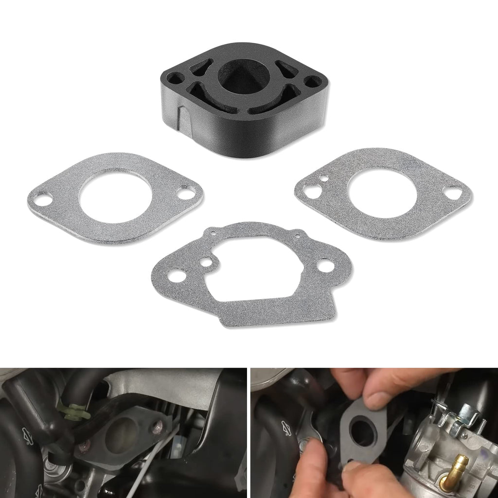 Replace for 694876 Intek Engine Carburetor Spacer Gasket Insulator Compatible with Briggs & Stratton, Fit for Models 201312, 201317, 201332, 201412, 201415