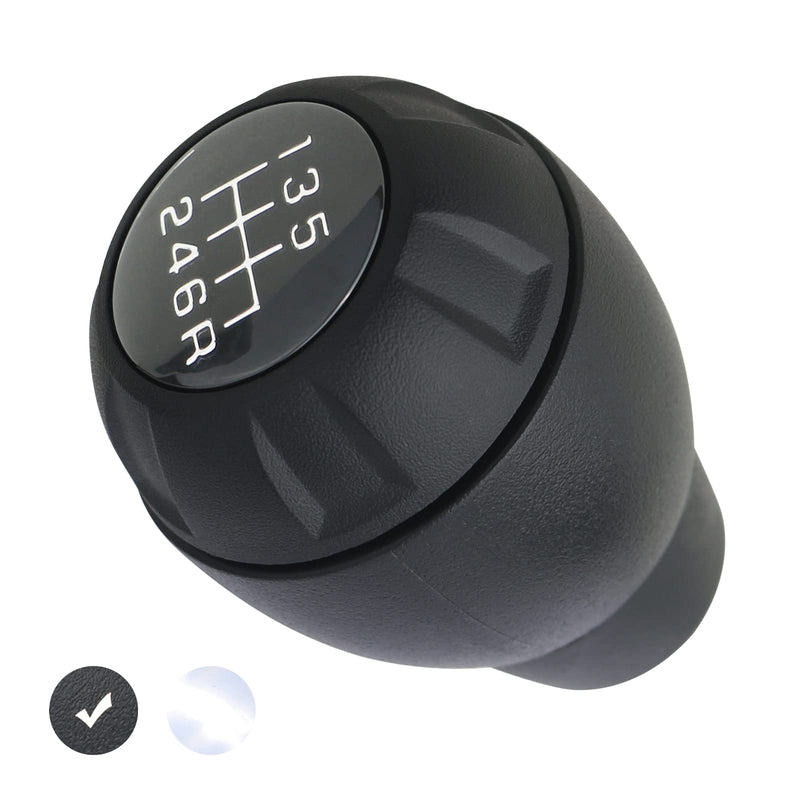 APPERFiT Shift Shifter Knob for Manual Transmission Black Compatible with Jeep Wrangler JK 2011 2012 2013 2014 2015 2016 2017 2018 Gear Shifter 2011-2018 Black