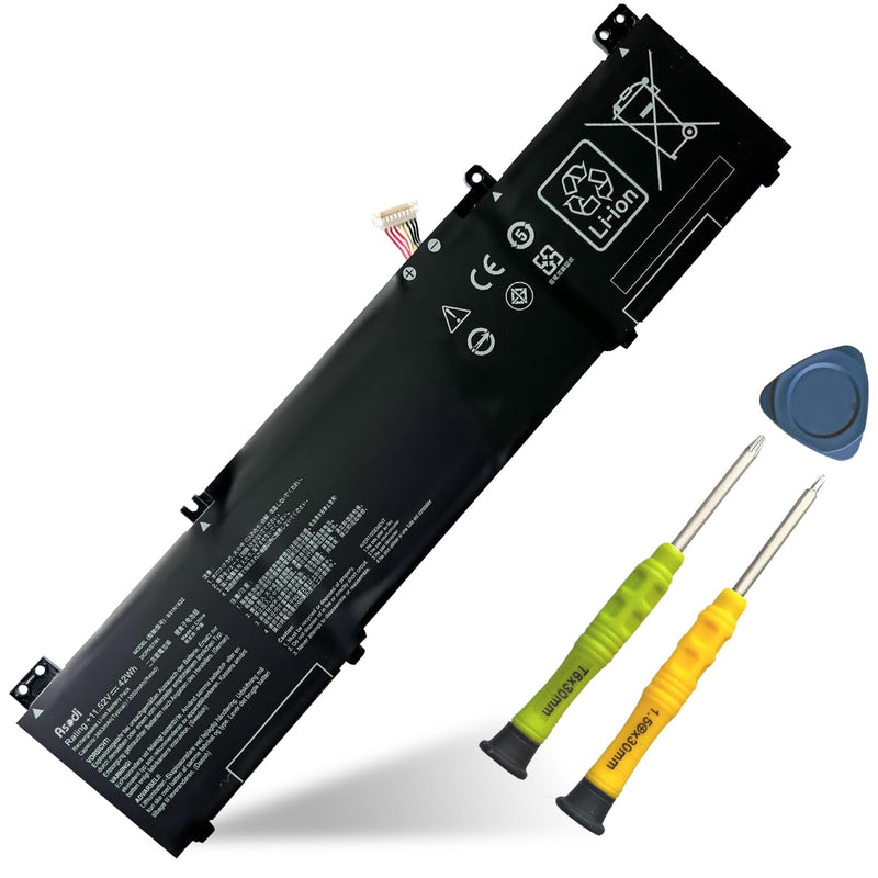 ASODI B31N1822 42Wh Laptop Battery Compatible with Asus ZenBook Flip 14 Q406 Q406D Q406DA UM462 UX462 UX462D UX462DA UM462DA UM462DA-AI012T UM462DA-AI023T UM462DA-AI017T UM462DA-AI037T AI028T 11.52V