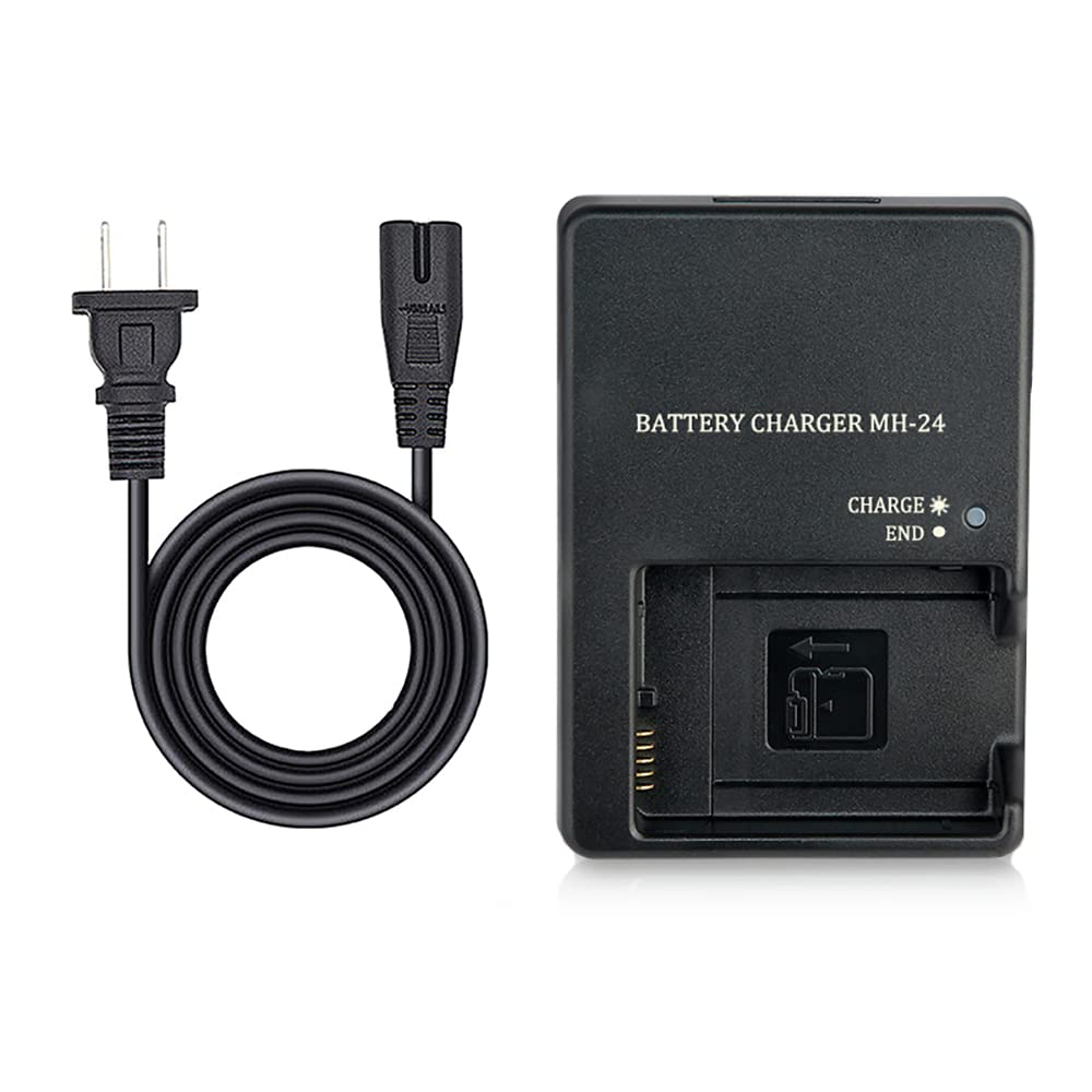 Camulti MH-24 Battery Charger Fast Charging for Nikon EN-EL14 Battery P7100 P7000 D3100 D5200 D5100 Camera