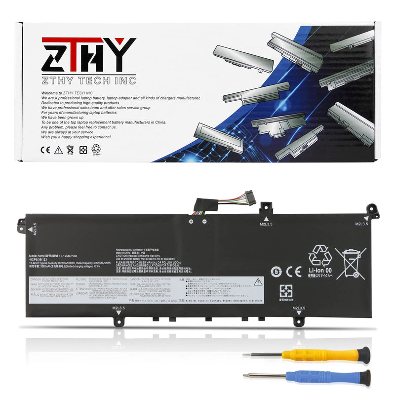 ZTHY L19M4PDD L19C4PDD Laptop Battery Replacement for Lenovo ThinkBook 14S G2 ITL ThinkBook 13S G2 ITL ThinkBook 13S G2 are Series L19D4PDD 5B10Z37621 SB10Z37619 5B10Z37617 15.44V 56Wh 3627mAh