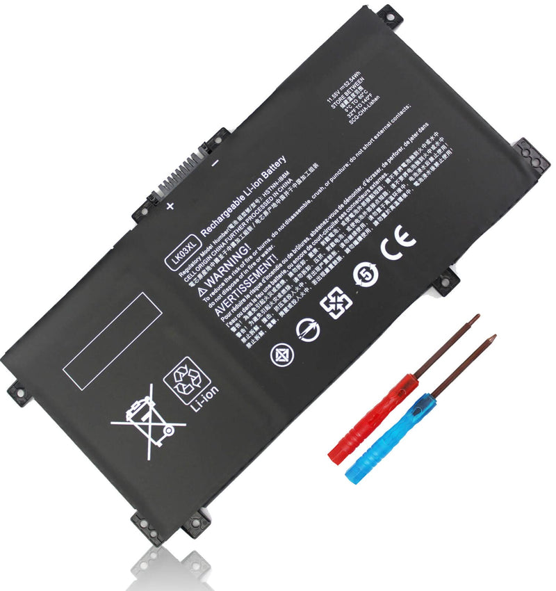 LK03XL L09281-855 Battery Replacement for HP Envy X360 Convertible 15m-cn0012dx 15m-cn0011dx 15m-bp112dx 15m-bq121dx 15m-bp111dx 15m-cn0xxx 17m-ae0xx 17-ae1xx 17-bw0013dx 916814-855 916368-421 LKO3XL 52.5WH LK03XL Battery