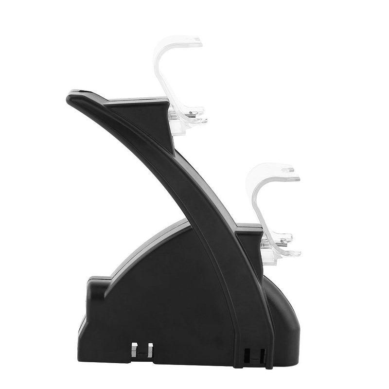 Charger for Ps4 Controller Charger for Ps4 Slim Pro Controller PVC Black USB Dual Charging Charger Docking Station Stand for Ps4 for 4 Slim Pro Controller