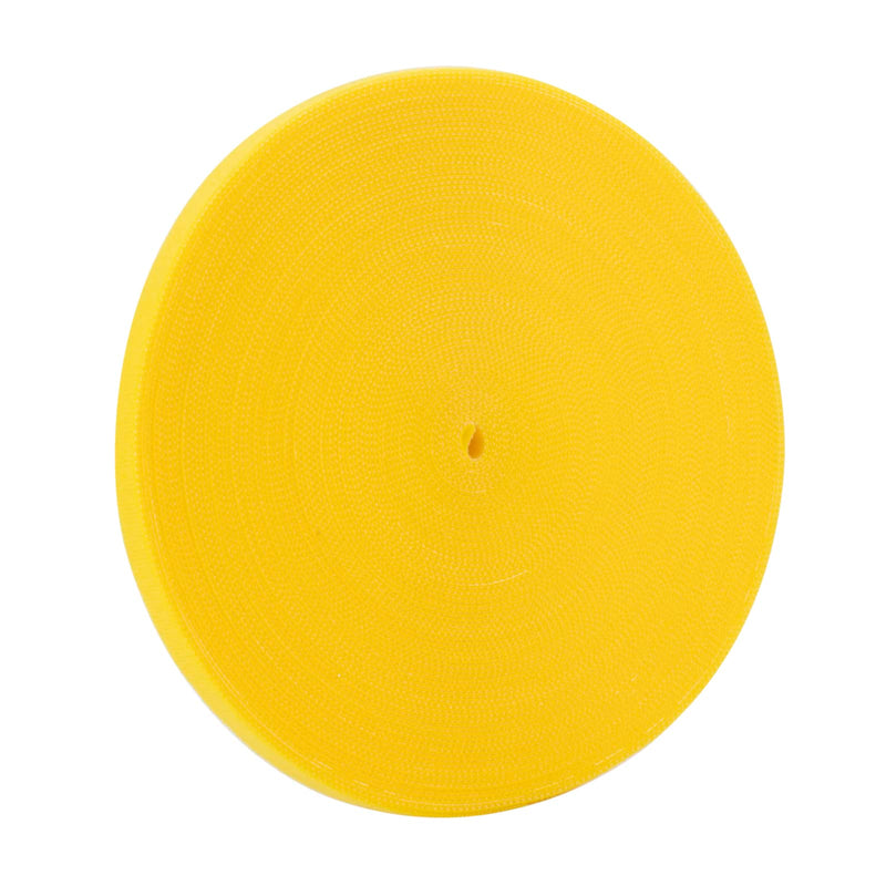 1/2 inch Reusable Fastening Tape Cable Ties Double-Sided Hook-and-Loop Cable Management Tape (Yellow 25 Yards)