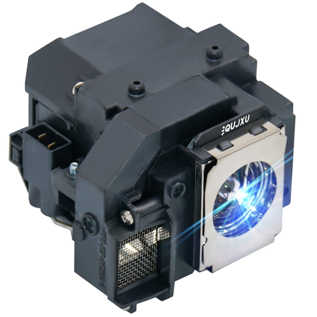 QUJXU ELPLP54 ELPLP58 Projector Lamp for Epson V13H010L54 V13H010L58 PowerLite Home Cinema 705HD EX31 EX51 EX71 EB-S7 EB-X7 EB-S8 ex5200 ex7200 ex3200 s10+ Replacement Projector Lamp bulb with Housing