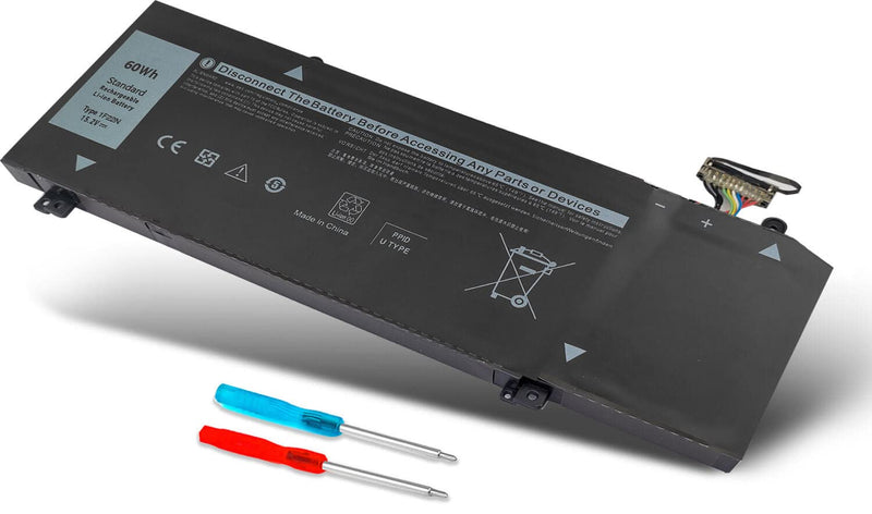 60Wh 15.2V 1F22N Battery Replacment for Dell G7 15 7590,G7 15 7790,G5 15 5590,G5 5590,G7 7590 7790,Alienware M15 R1 Alienware M17 P37E Laptop P79F P82F P40E 0JJPFK 08622M XRGXX 06YV0V JJPFK HYWXJ