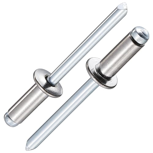 Wensilon (150Pcs) 1/4"x1/2" stainless steel blind pro Rivets,Steel handle and stainless steel mandrel 1/4"x1/2"