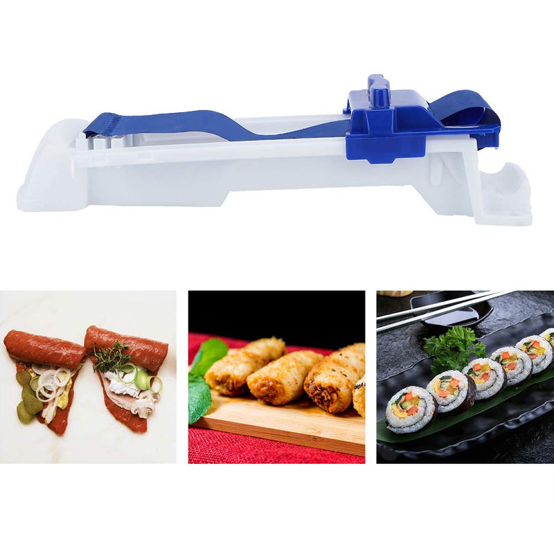 DIY Plastic Vegetable Meat, Spring Roll Wrapper Vegetable Meat Rolling Tool Rolling Tool Sushi Maker Making Home Kitchen Tool (2 Trumpets)