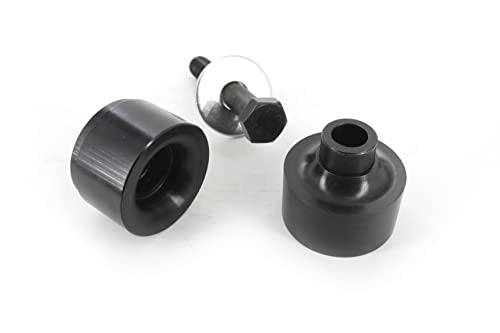 3/4" Hole Punch & Flare Tool Dimple Plate Dies in Black