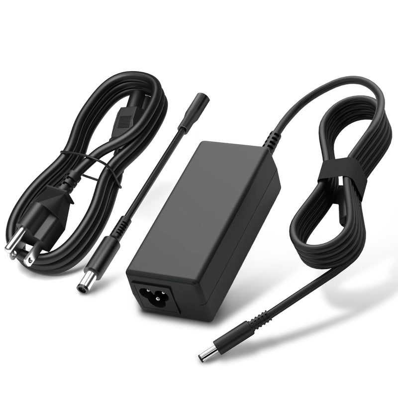 65W Dell Inspiron Charger,Replacement for All Round Connectors Dell Laptop Charger 65W/45W 15-3000 15-5000 15-7000 15-3552 Series 3583 3555 3558 3565 3567 5100 5535 5551 5552 5555（4.5mm&7.4mm） 45W charger