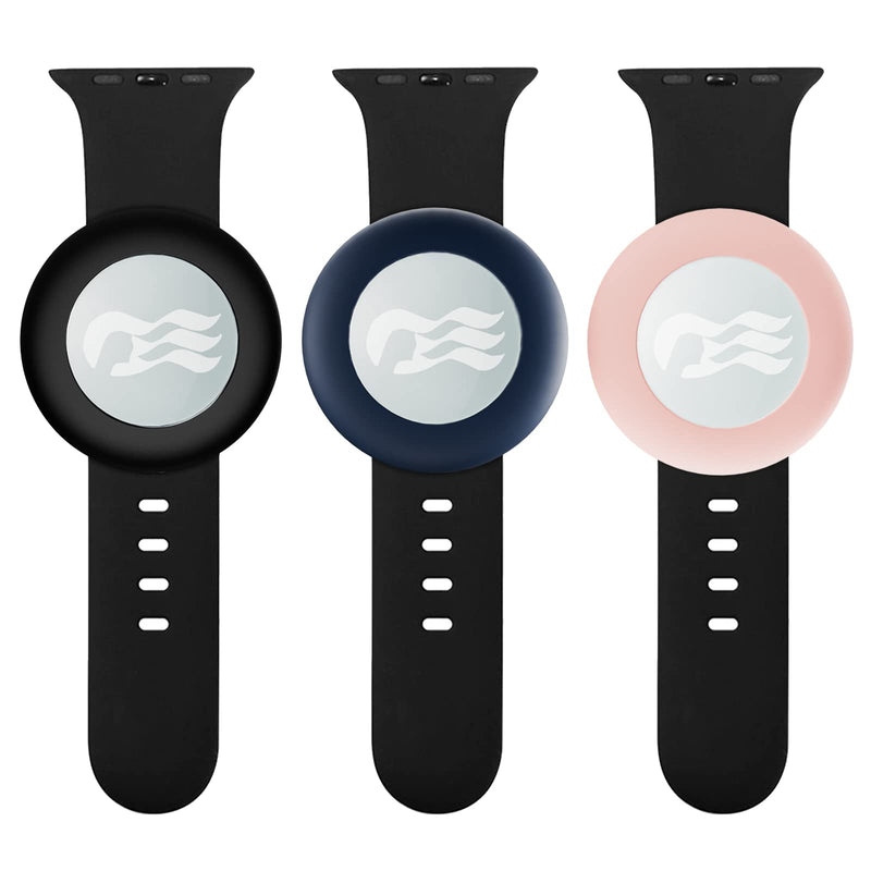 Watch Adapter for holding Carnival Ocean Medallion,2/3 Pack Princess Cruise Medallion Holder Accessories Black+MidnightBlue+Pink