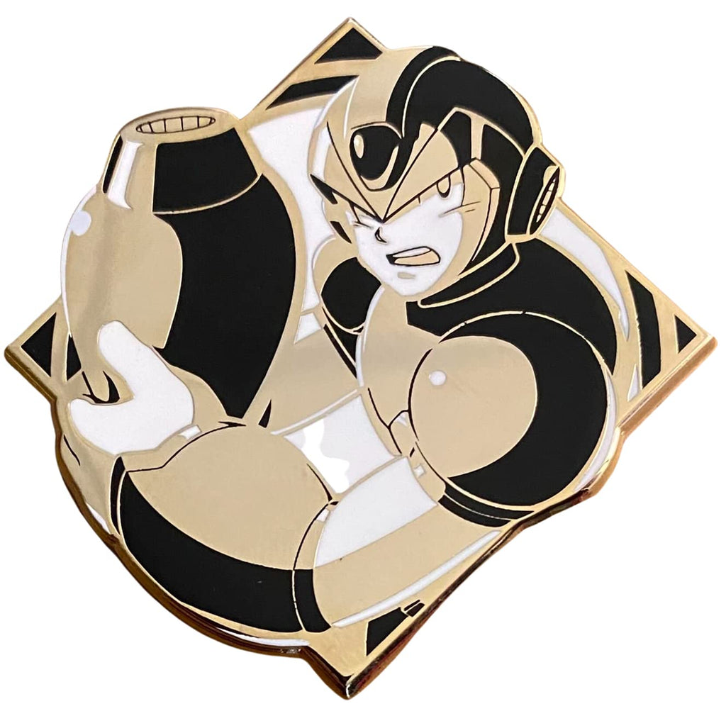 Zen Monkey Studios x MMX Limited Edition 10th Anniversary Series: MMX's Base Armor Collectible Pin