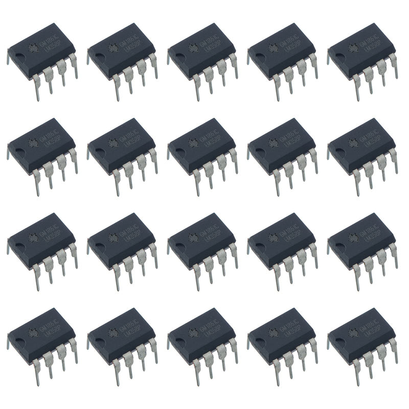 Horinktor 20pcs LM358N LM358P 358 Low Power Dual Operational Amplifier for Commercial Industrial,DIP-8.