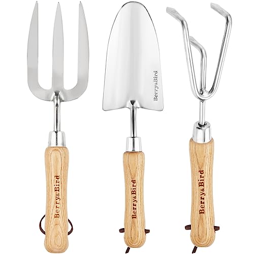 Garden Tool Set 3 Pieces Stainless Steel Heavy Duty Garden Sets Garden Tool Set (3 Pieces)