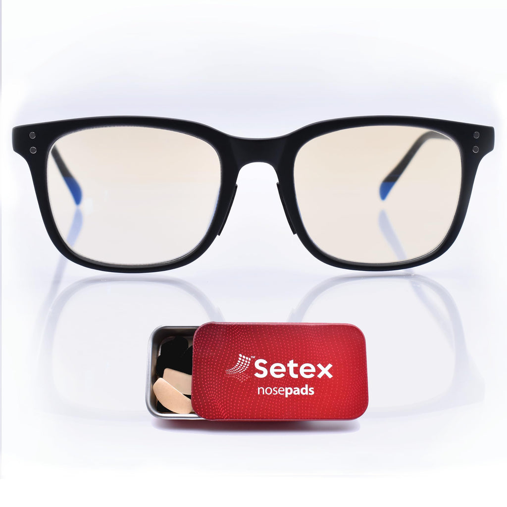 Setex Blue Light Blocking Glasses For Gaming with Gecko Grip Anti-Slip Nose Pads