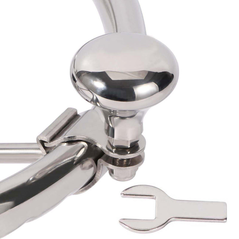 AISI 316 Stainless Steel Boat Steering Wheel Knob, Steering Wheel Maneuvering Knob Large Knob