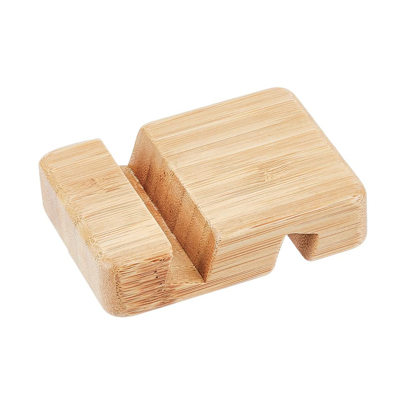 4Pcs Wood Mobile Phone Holder 3.15x2.36x0.81 Inch Minimalism Smartphone Dock Desktop Cell Phone Tablet PC Stand Double Sided Groove Universal Portable Tablets Holder Square Burlywood BurlyWood-Rectangle-4pcs