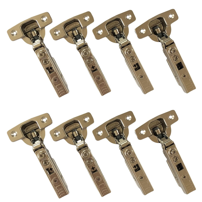 NELI Set of Hinges with Soft Close (New) Suitable for Metod (Such as UTRUSTA Hinges) (NELI 8er-Set) NELI 8er-Set