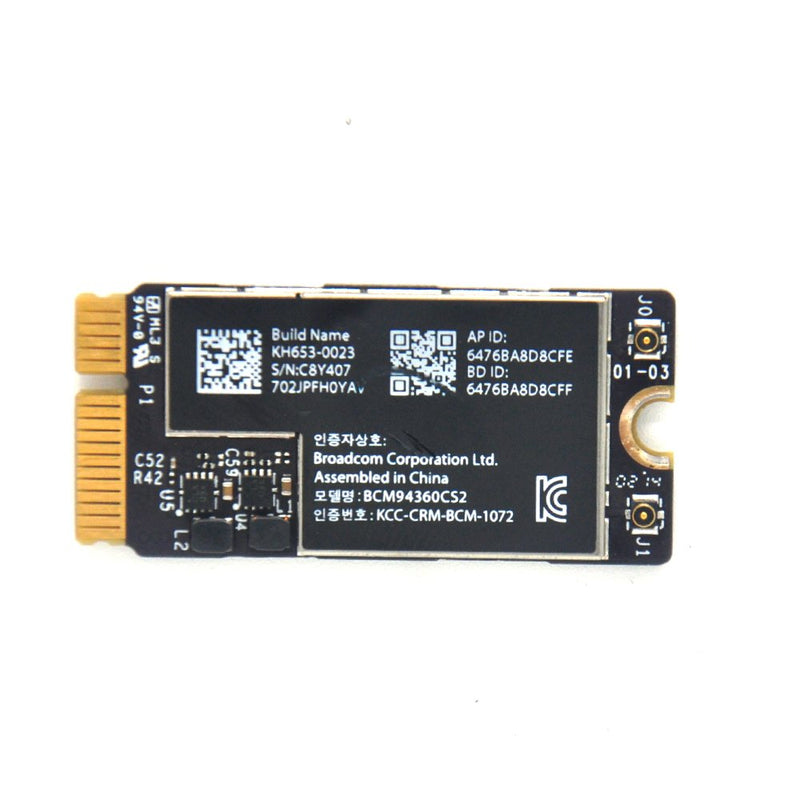BCM94360CS2 WiFi Bluetooth Airport Wireless Card Replacement for MacBook Air 11" A1465 (2013, 2014, 2015) 13" A1466 (2013, 2014, 2015, 2017) (661-7465, 661-7481, 653-0023)