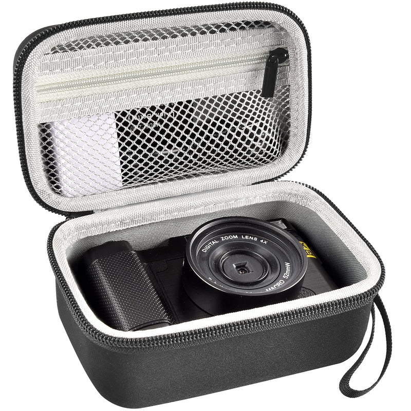 Case Compatible with Femivo/for IWEUKJLO/for KVUTCIEIN Vlogging Camera. Storage Holder Organizer Travel Bag for Canon PowerShot G7 X Mark/for Olympus TG-6 Underwater Camera (Box Only) - Grey Inner