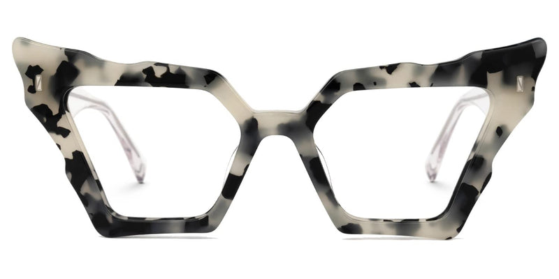 Zeelool Vintage Cat Eye Glasses Frame for Women with Non-prescription Clear Lens Jeralys ZJGA555269 Zjga555269-03 Light-tortoise