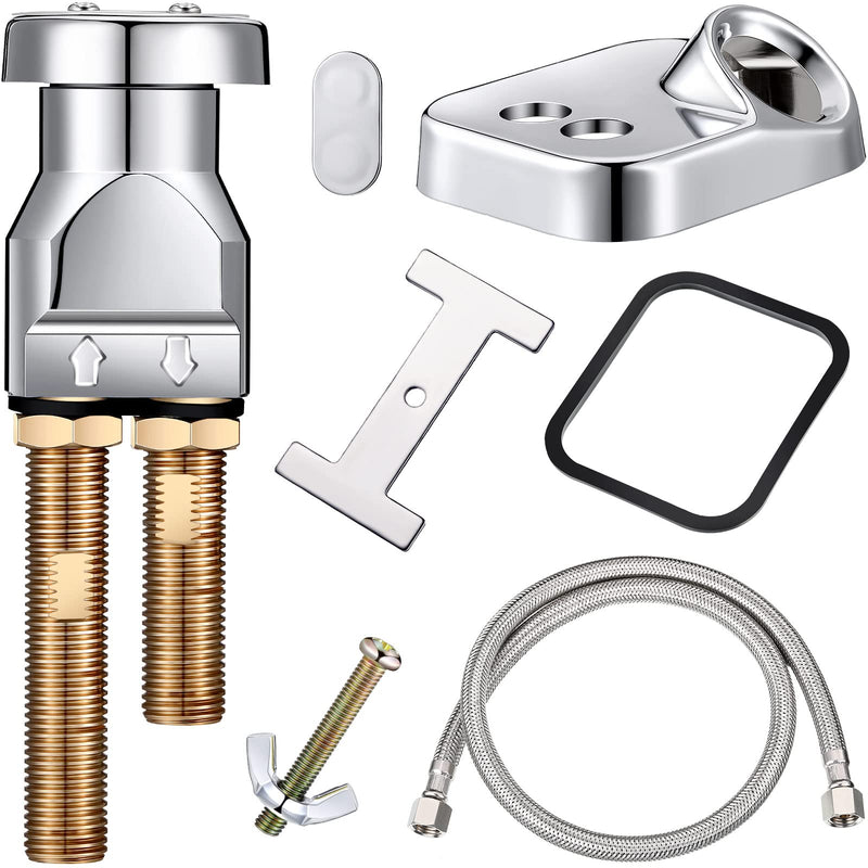 Hortsun Shampoo Bowl Vacuum Breaker Kit, 14 Pcs Stainless Steel Shampoo Sink Parts for Replacement