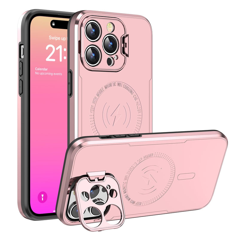 ICREEFUN for iPhone 14 Pro Max Case with Camera Cover [12FT Military Grade Shockproof] [Anti-Scratch& Anti-Fingerprint] iPhone Case for iPhone 14 Pro Max Case 6.7 Inch Pink