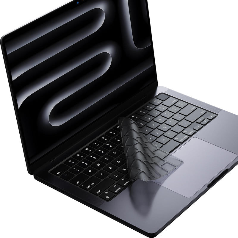 Premium Keyboard Cover Protector, Ultra Thin Keyboard Skin for 2023 MacBook Air 15" M2 A2941, MacBook Pro 14"/16" M3/M2/M1 A2918 A2992 A2991 A2779 A2442 A2780 A2485, MacBook Air 13" M2 A2681 Translucent